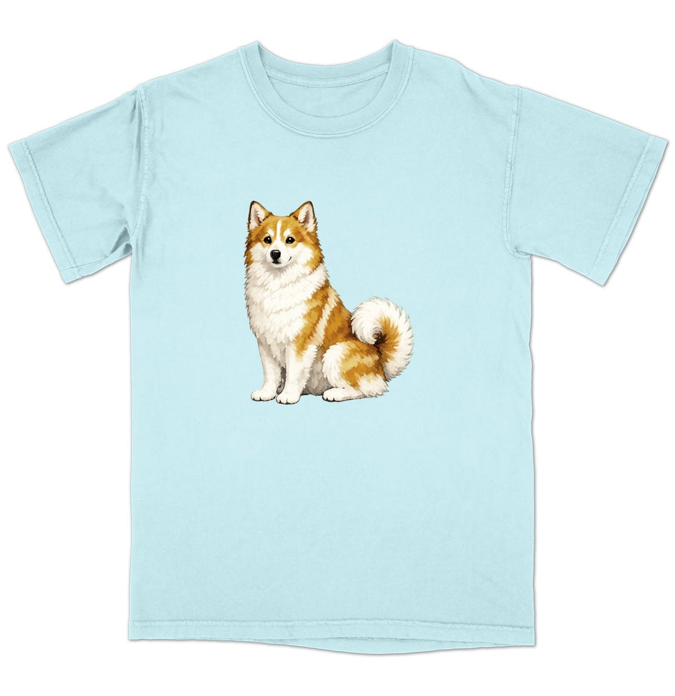 Watercolor Icelandic Sheepdog Adult Unisex T-Shirt