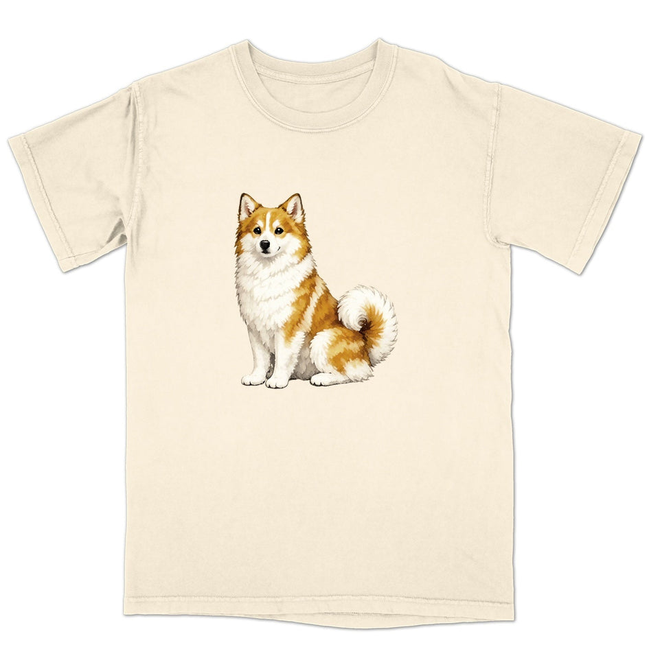 Watercolor Icelandic Sheepdog Adult Unisex T-Shirt