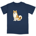 Watercolor Icelandic Sheepdog Adult Unisex T-Shirt