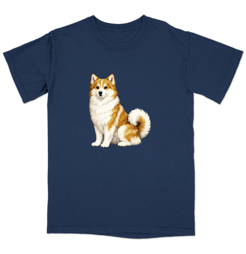 Watercolor Icelandic Sheepdog Adult Unisex T-Shirt