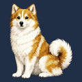 Watercolor Icelandic Sheepdog Adult Unisex T-Shirt