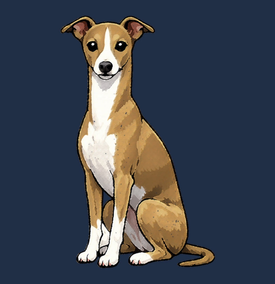 Watercolor Italian Greyhound Adult Unisex T-Shirt