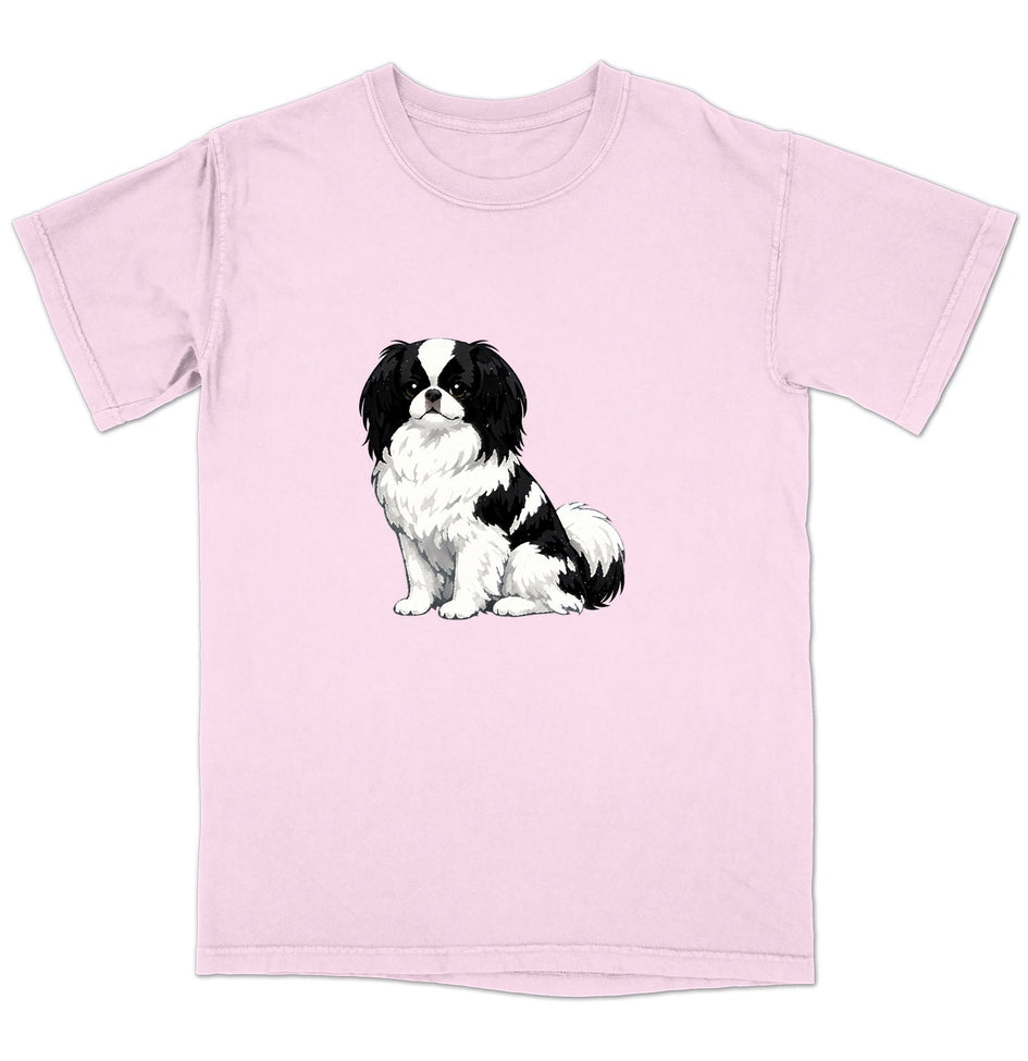 Watercolor Japanese Chin Adult Unisex T-Shirt