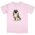 Watercolor Keeshond Adult Unisex T-Shirt