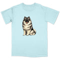 Watercolor Keeshond Adult Unisex T-Shirt