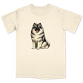 Watercolor Keeshond Adult Unisex T-Shirt