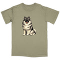Watercolor Keeshond Adult Unisex T-Shirt