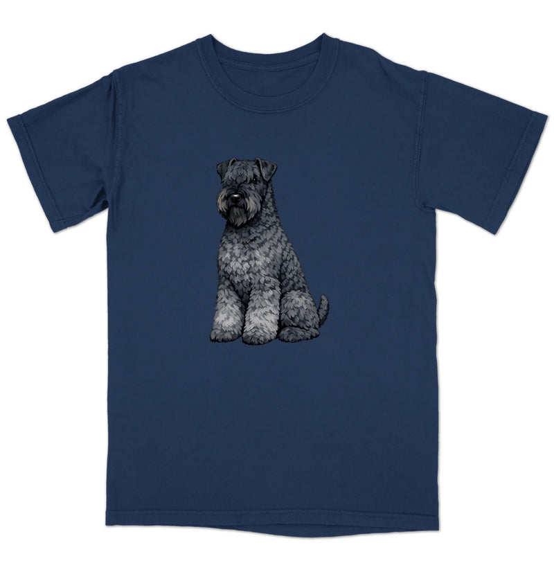 Watercolor Kerry Blue Terrier Adult Unisex T-Shirt