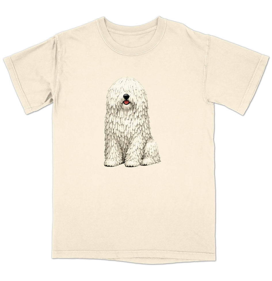 Watercolor Komondor Adult Unisex T-Shirt