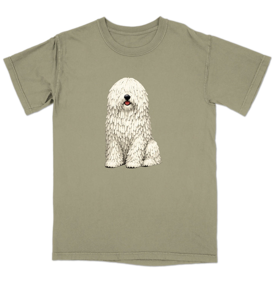 Watercolor Komondor Adult Unisex T-Shirt