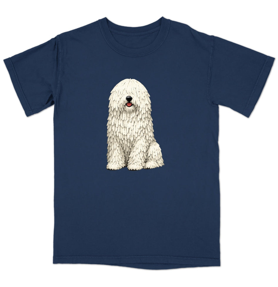 Watercolor Komondor Adult Unisex T-Shirt