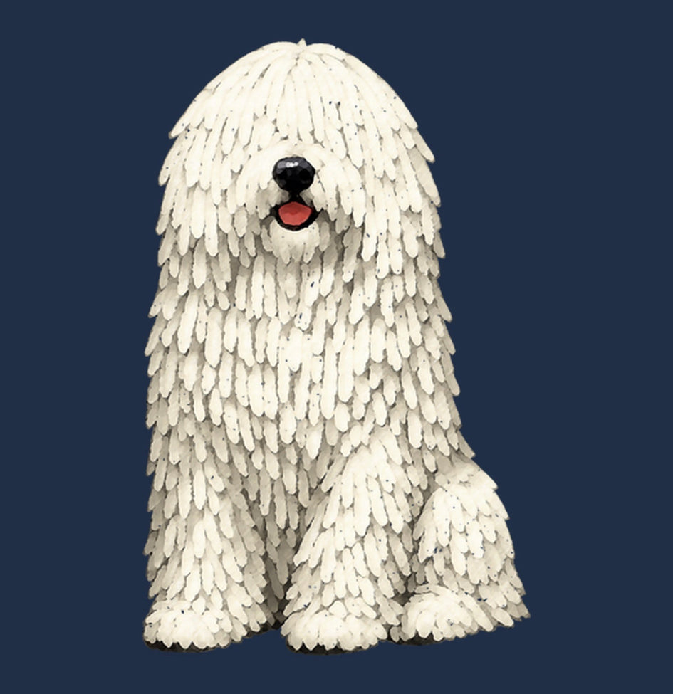 Watercolor Komondor Adult Unisex T-Shirt