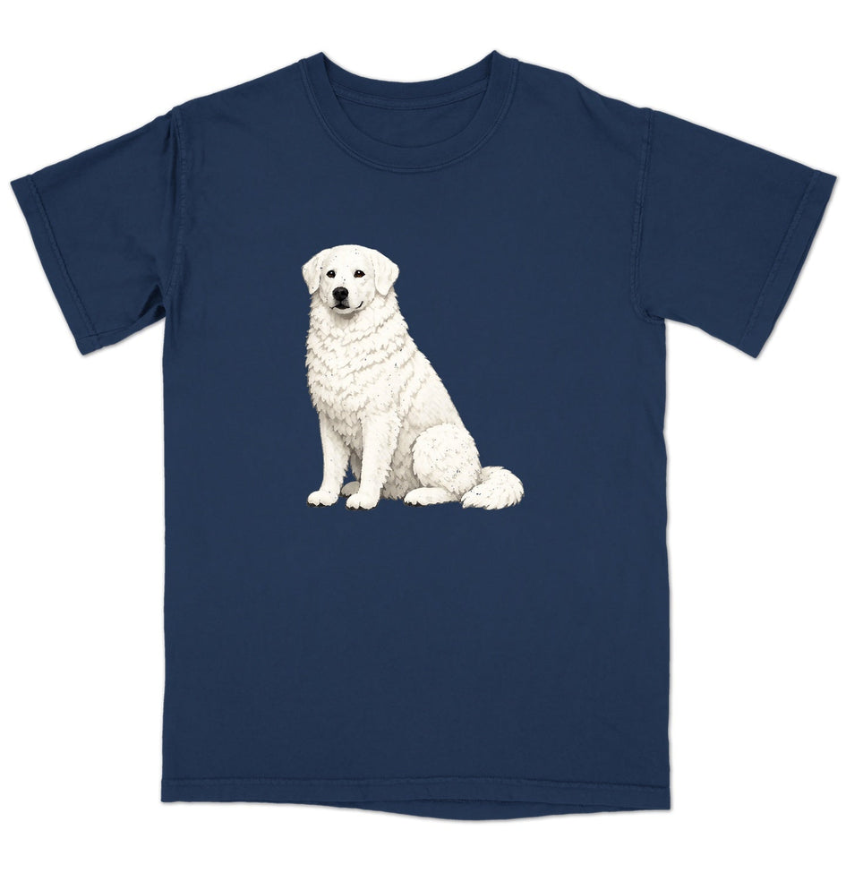Watercolor Kuvasz Adult Unisex T-Shirt