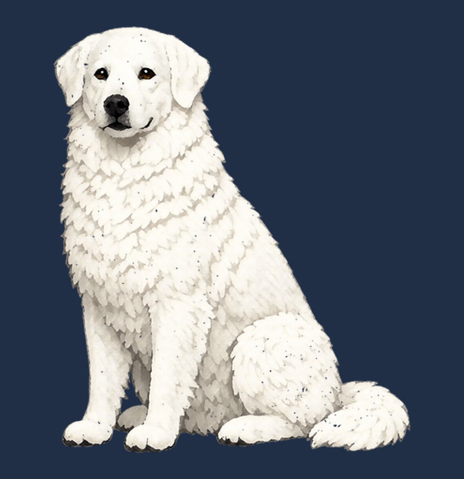 Watercolor Kuvasz Adult Unisex T-Shirt
