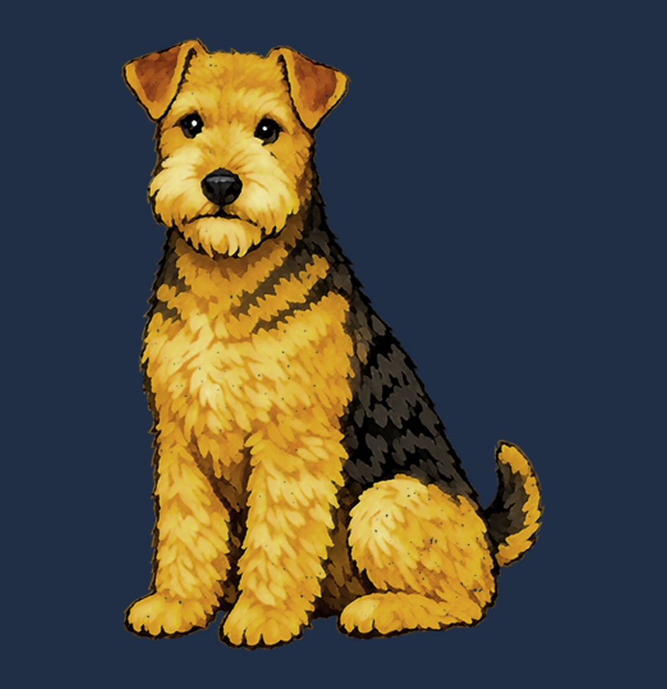 Watercolor Lakeland Terrier  Adult Unisex T-Shirt