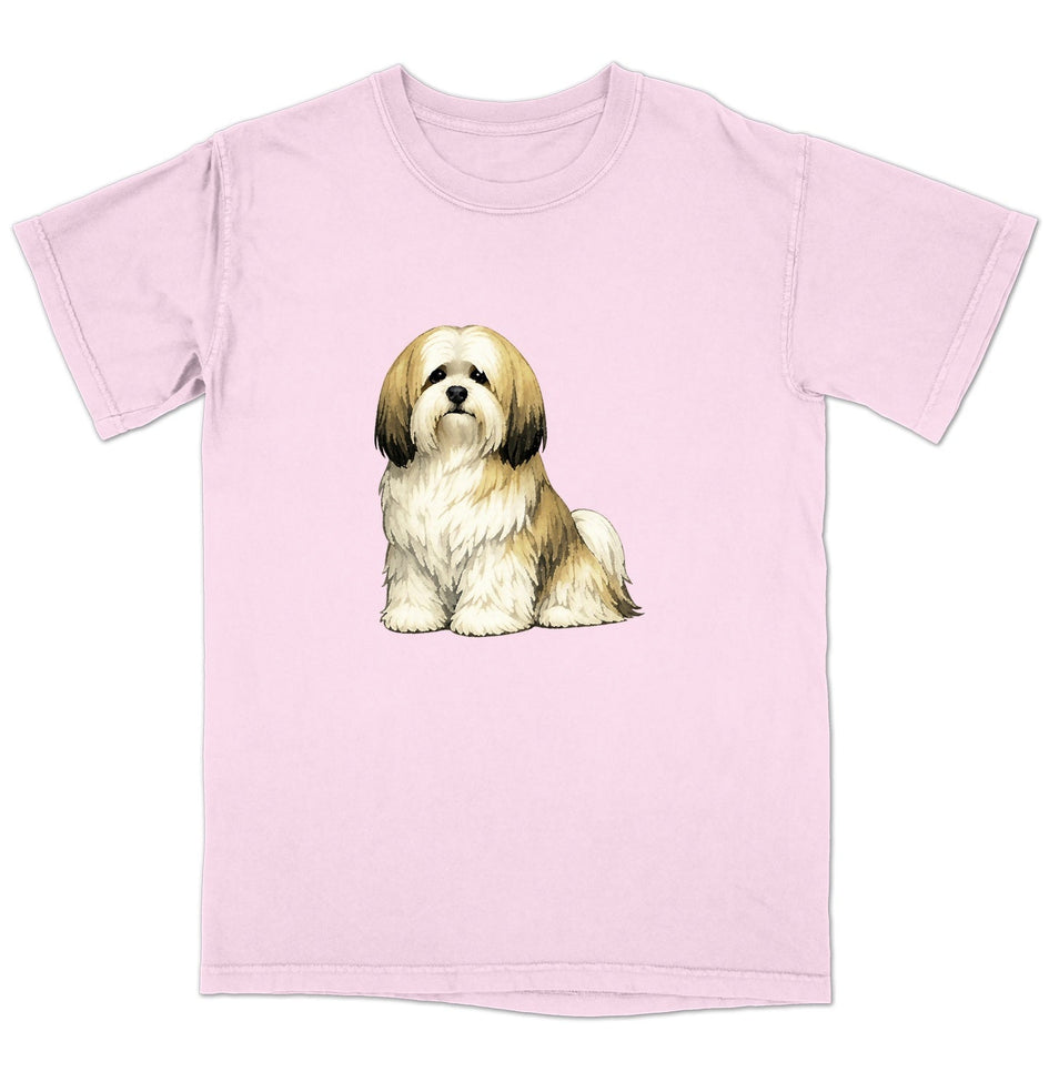Watercolor Lhasa Apso Adult Unisex T-Shirt