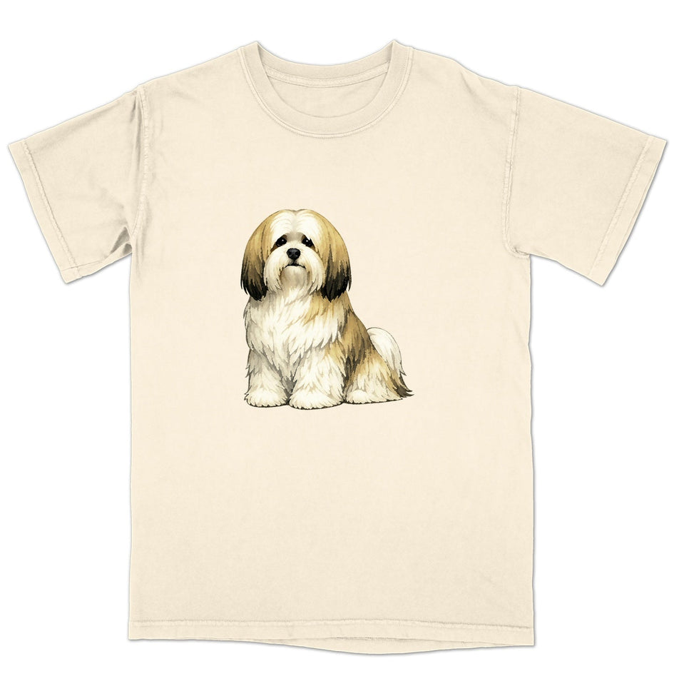 Watercolor Lhasa Apso Adult Unisex T-Shirt
