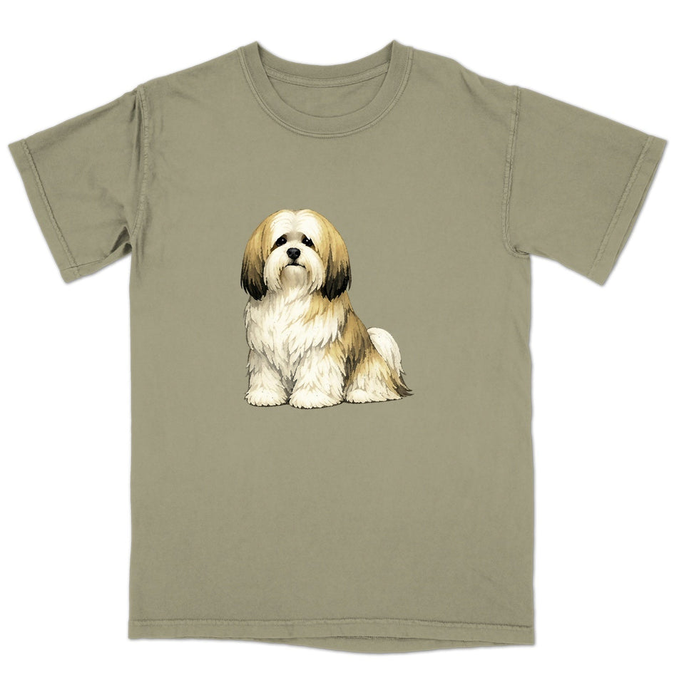 Watercolor Lhasa Apso Adult Unisex T-Shirt