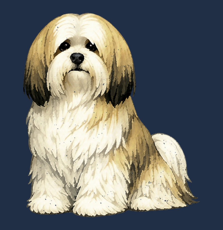 Watercolor Lhasa Apso Adult Unisex T-Shirt