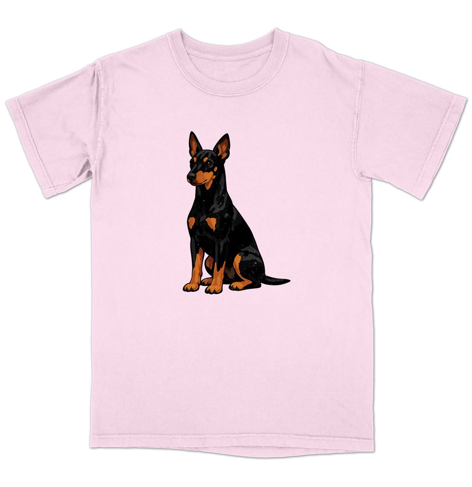 Watercolor Manchester Terrier Adult Unisex T-Shirt
