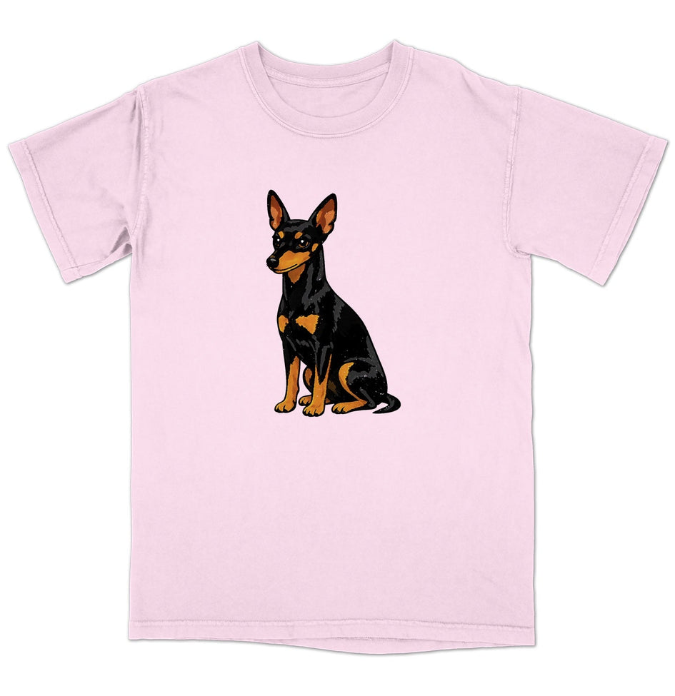 Watercolor Toy Manchester Terrier Adult Unisex T-Shirt
