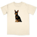 Watercolor Toy Manchester Terrier Adult Unisex T-Shirt