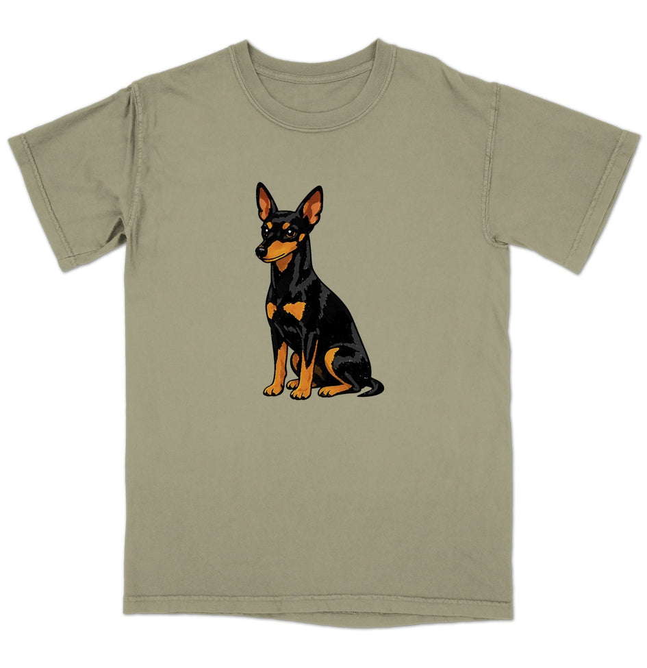 Watercolor Toy Manchester Terrier Adult Unisex T-Shirt