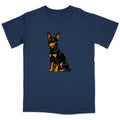 Watercolor Toy Manchester Terrier Adult Unisex T-Shirt