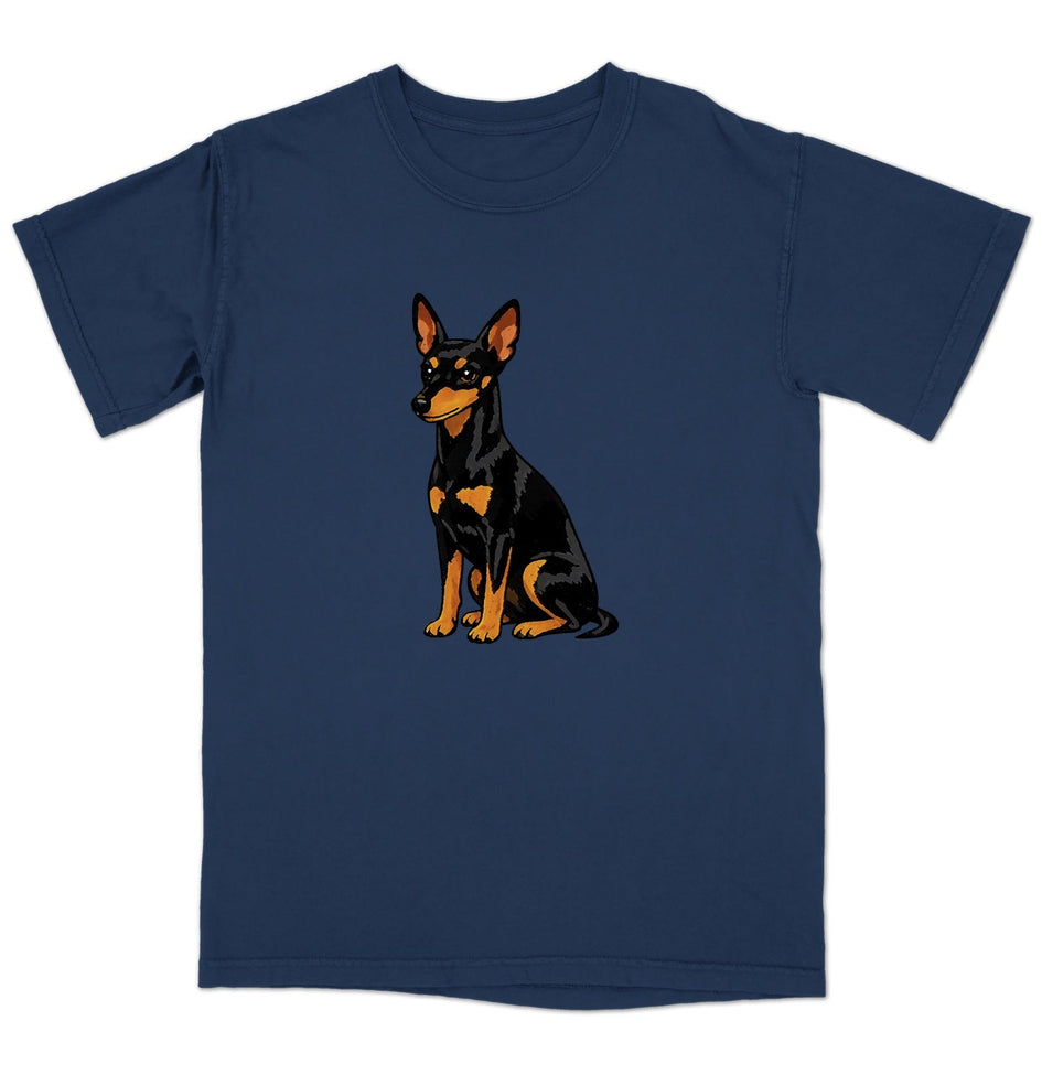 Watercolor Toy Manchester Terrier Adult Unisex T-Shirt
