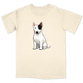 Watercolor Miniature Bull Terrier Adult Unisex T-Shirt