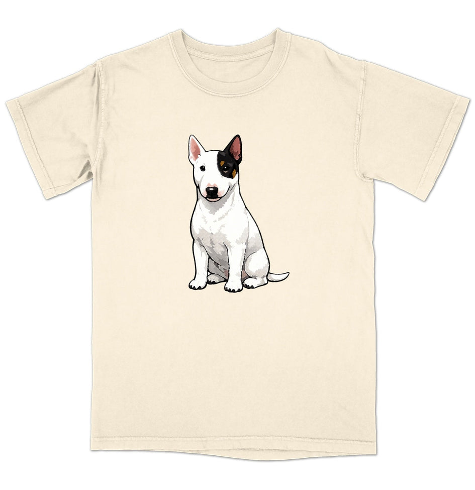 Watercolor Miniature Bull Terrier Adult Unisex T-Shirt