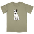 Watercolor Miniature Bull Terrier Adult Unisex T-Shirt