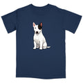 Watercolor Miniature Bull Terrier Adult Unisex T-Shirt
