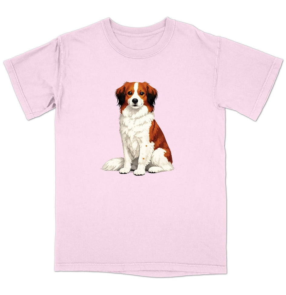 Watercolor Nederlandse Kooikerhondje Adult Unisex T-Shirt