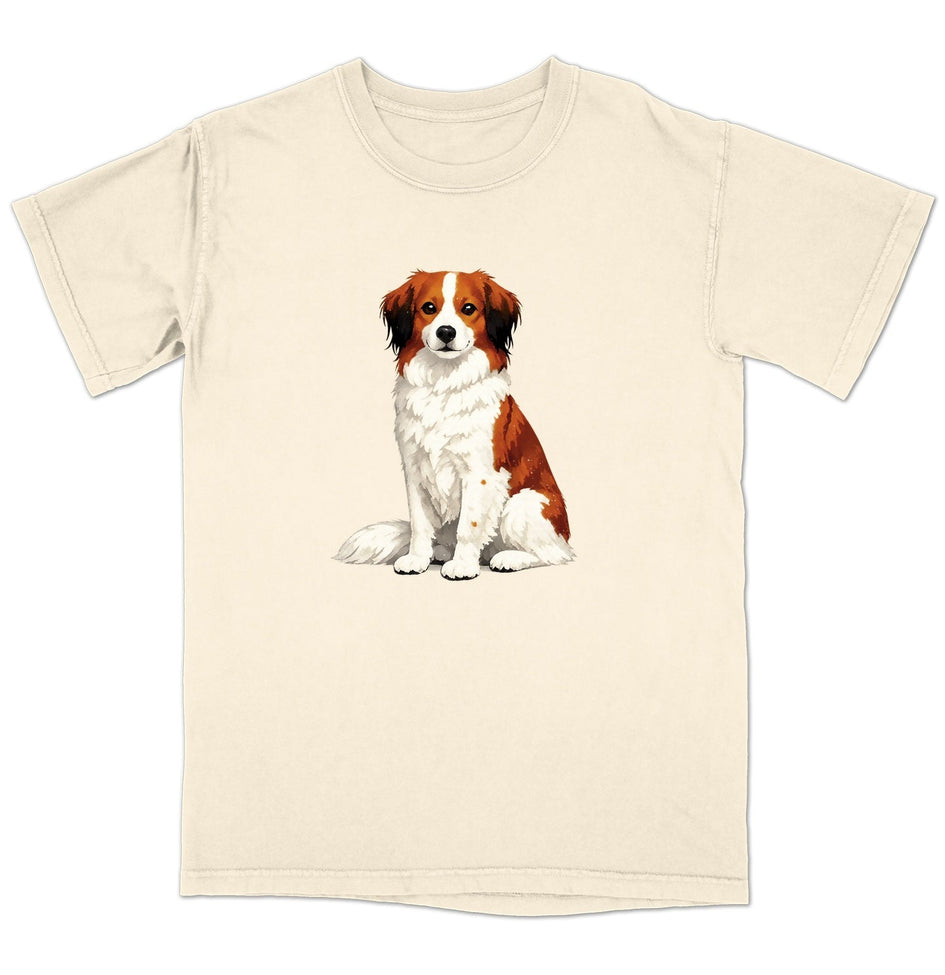 Watercolor Nederlandse Kooikerhondje Adult Unisex T-Shirt