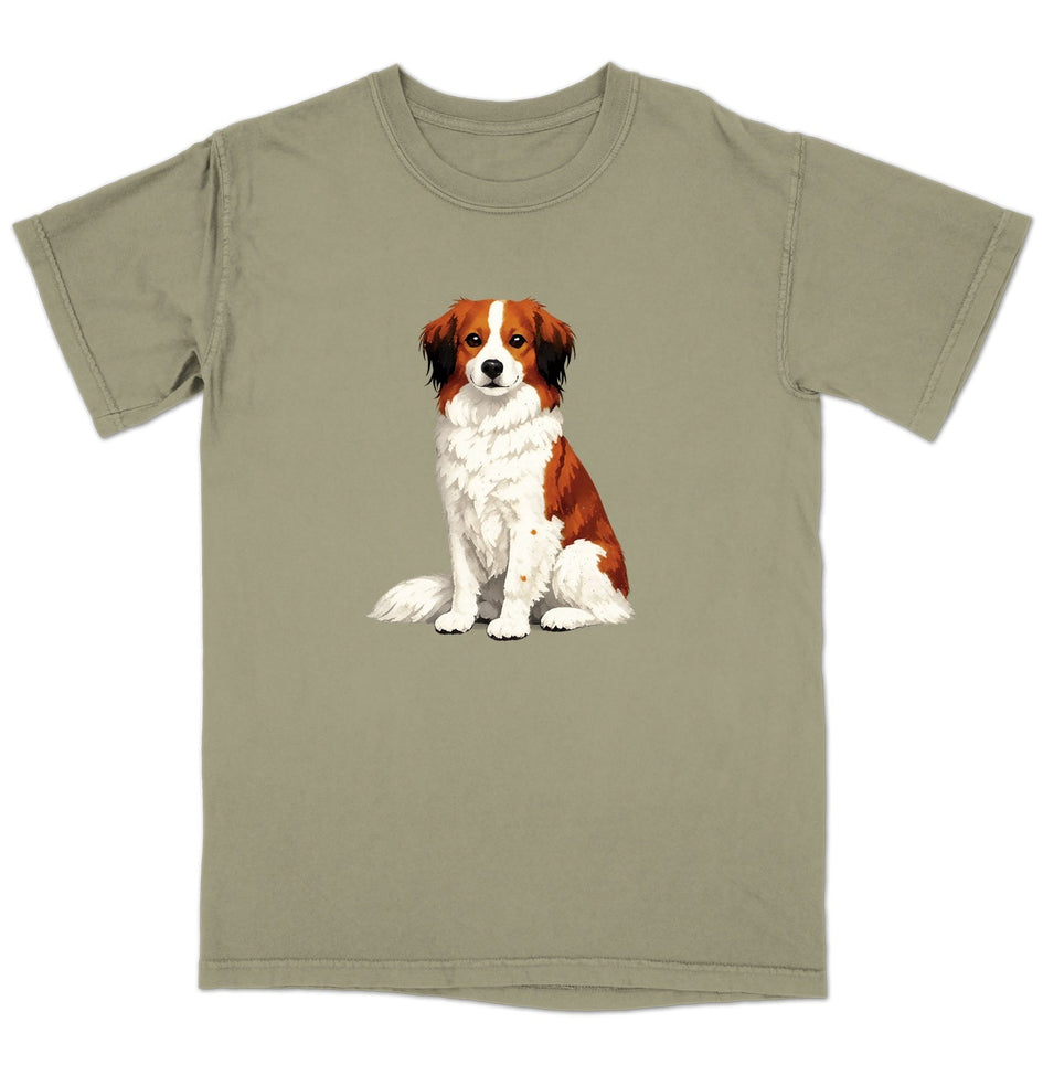 Watercolor Nederlandse Kooikerhondje Adult Unisex T-Shirt