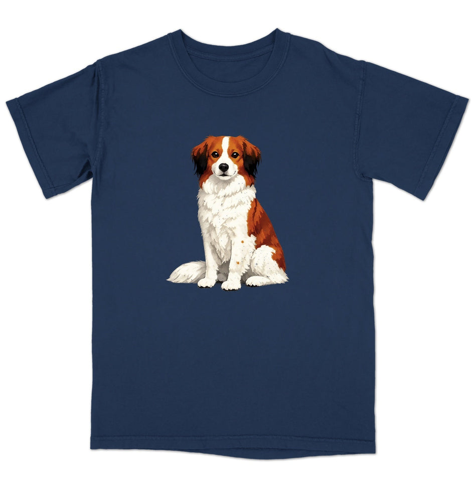 Watercolor Nederlandse Kooikerhondje Adult Unisex T-Shirt