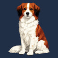Watercolor Nederlandse Kooikerhondje Adult Unisex T-Shirt