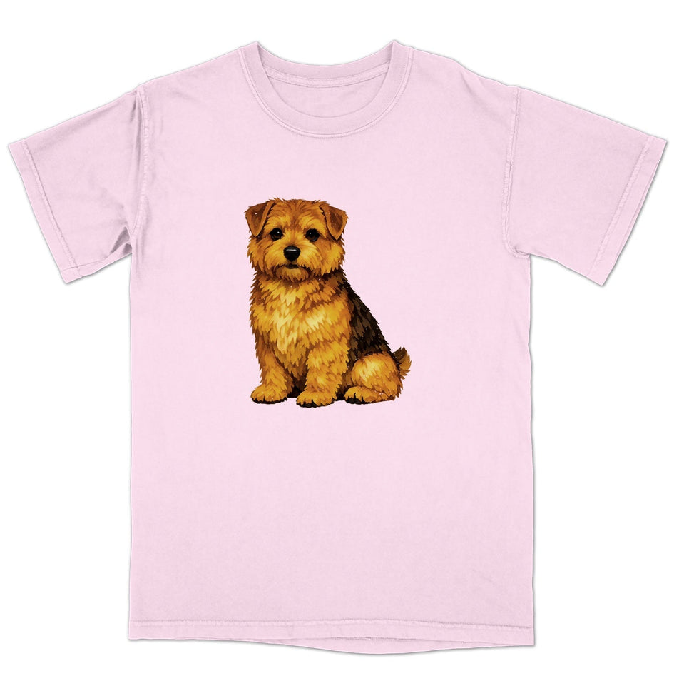 Watercolor Norfolk Terrier Adult Unisex T-Shirt