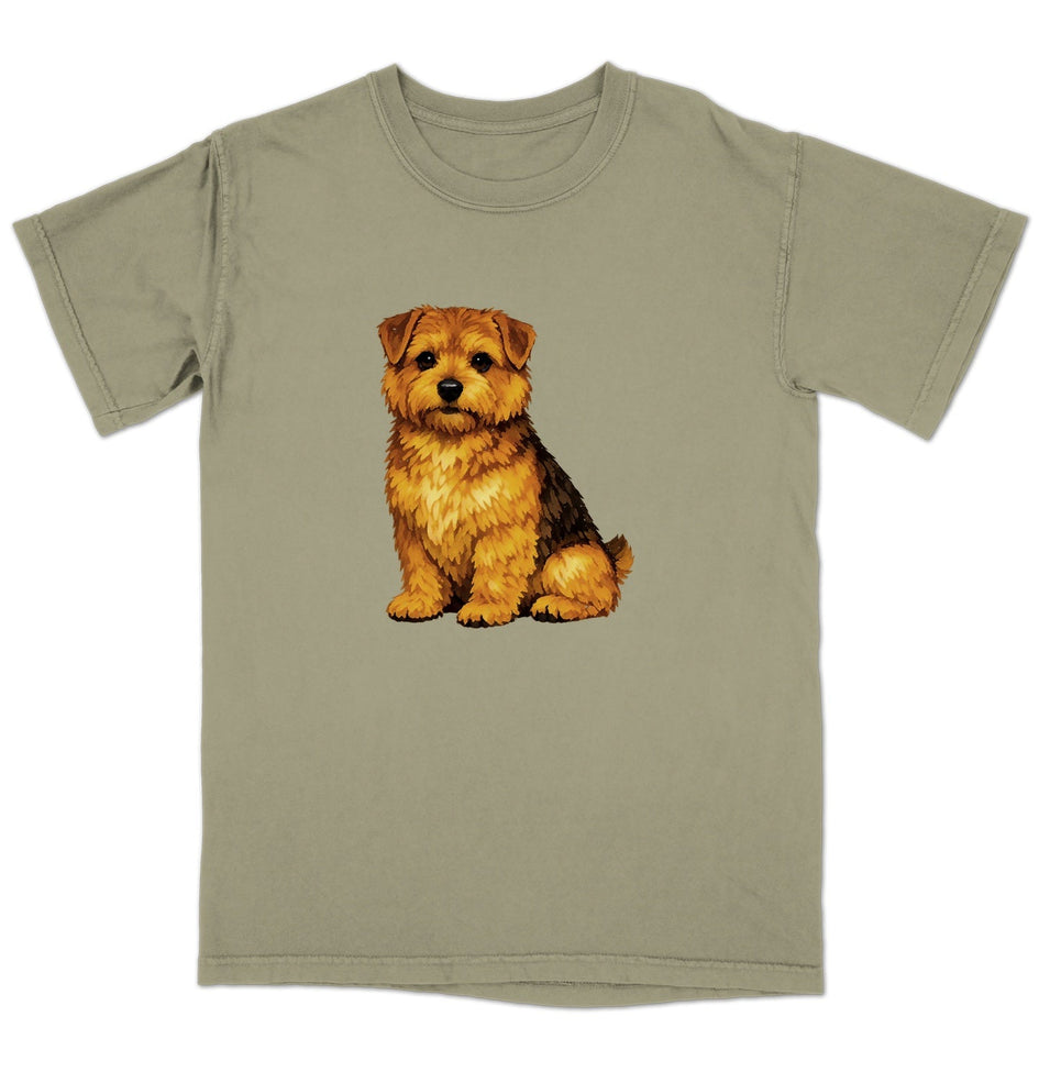 Watercolor Norfolk Terrier Adult Unisex T-Shirt