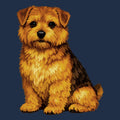 Watercolor Norfolk Terrier Adult Unisex T-Shirt