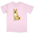 Watercolor Norwegian Buhund Adult Unisex T-Shirt