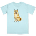 Watercolor Norwegian Buhund Adult Unisex T-Shirt