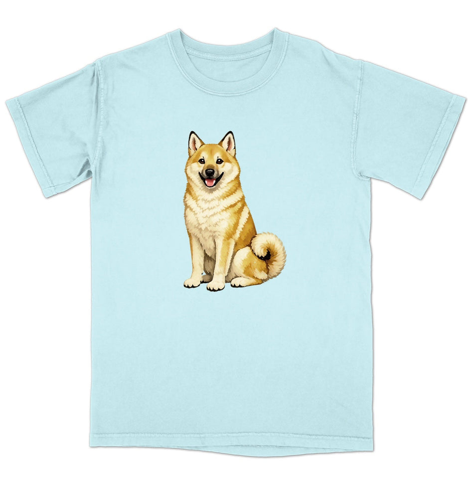 Watercolor Norwegian Buhund Adult Unisex T-Shirt