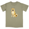 Watercolor Norwegian Buhund Adult Unisex T-Shirt