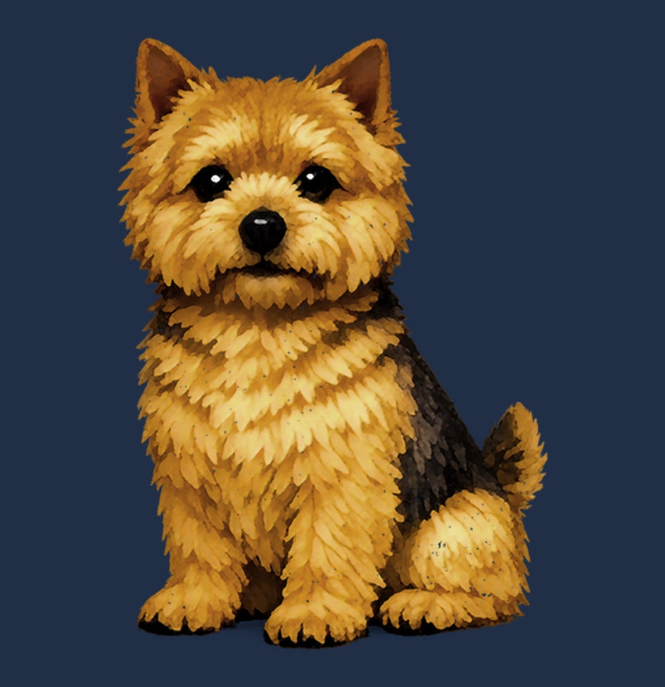 Watercolor Norwich Terrier Adult Unisex T-Shirt