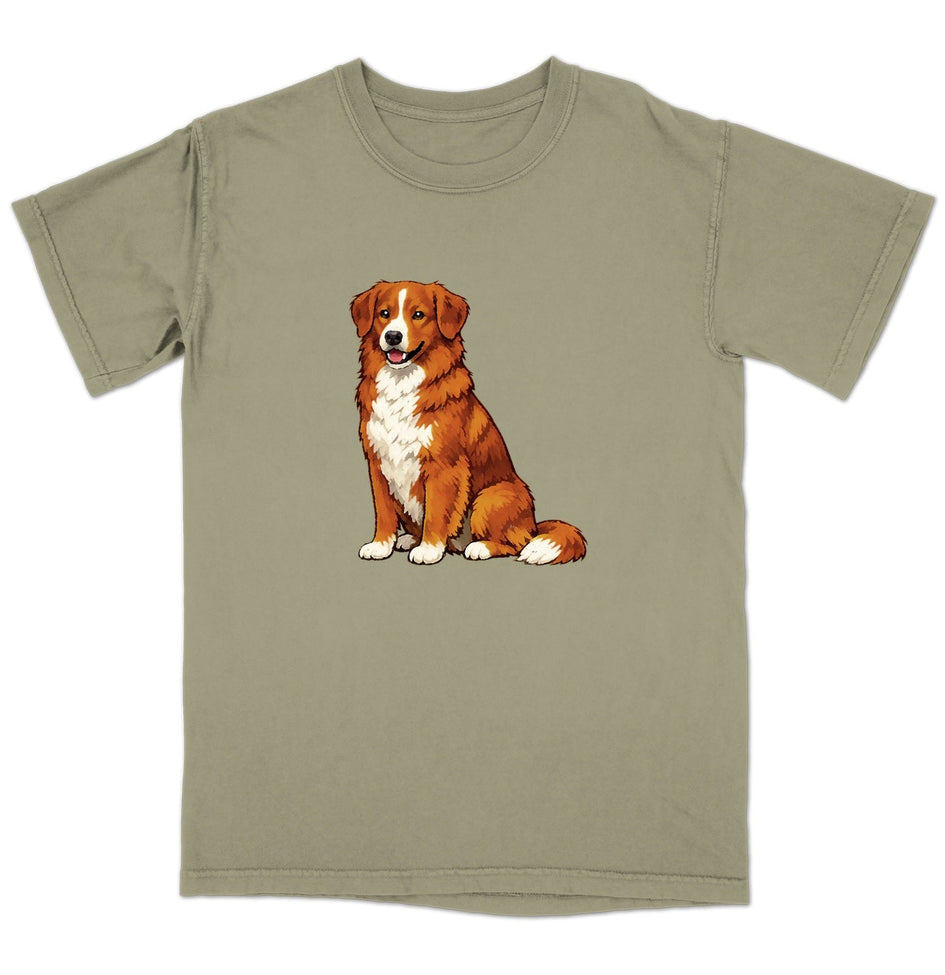 Watercolor Nova Scotia Duck Tolling Retriever Adult Unisex T-Shirt