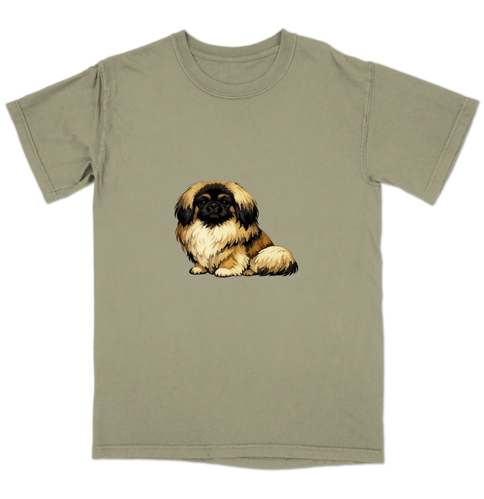 Watercolor Design Pekingese Adult Unisex T-Shirt