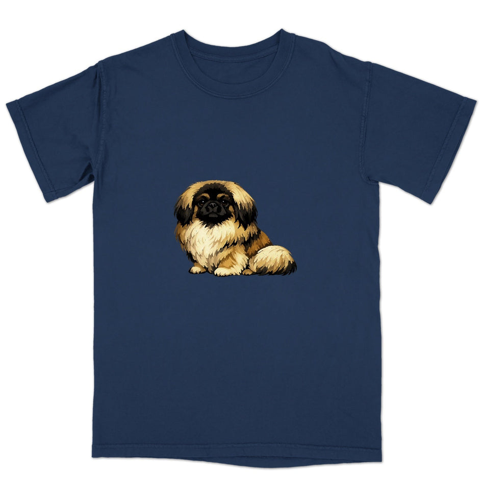 Watercolor Design Pekingese Adult Unisex T-Shirt