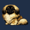 Watercolor Design Pekingese Adult Unisex T-Shirt
